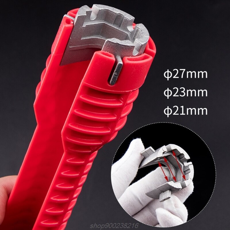 Multifunction Faucet Wrench Sink Installer Tools Water Pipe Spanner Tackle Tool for Toilet Bathroom A20 21
