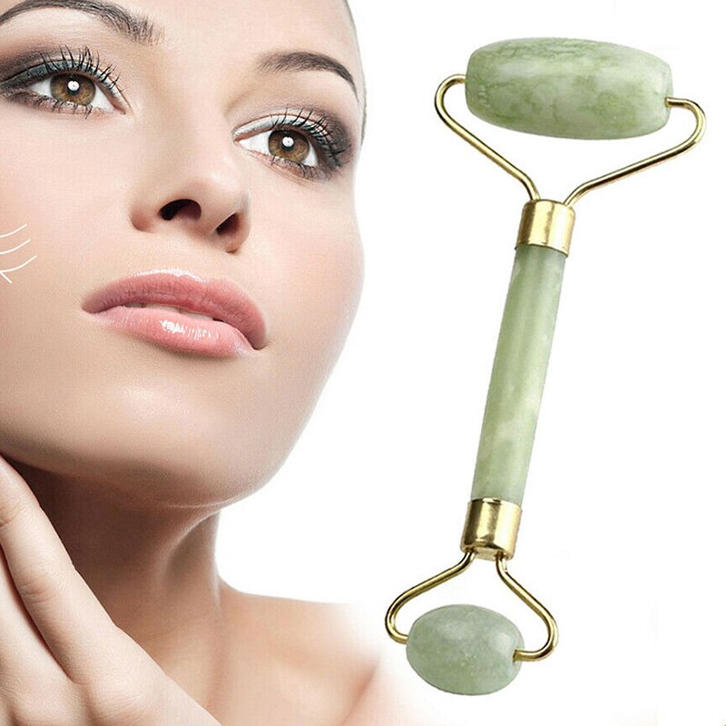 Gezicht Massager Roll Jade Gezicht Roller Double Head Groen Facial Massage Roller Gezicht Hals Dunne Rimpel Verwijderen Gezicht Lifting: 5