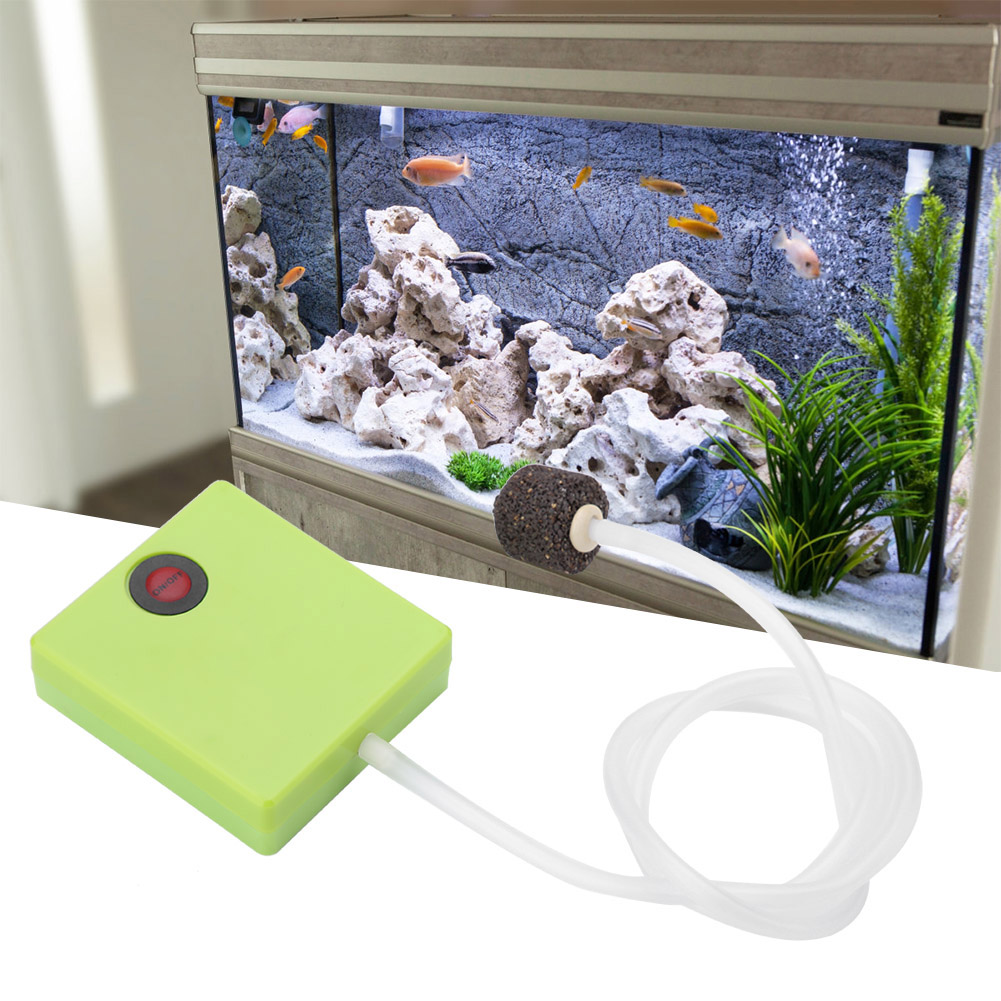 Aquarium Pump Fish Aerator Portable Aquarium Dry Battery Operated Fish Pump Aerator Oxygen With Stone