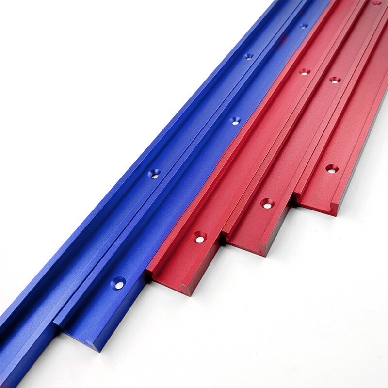 T-track Slot Miter Track T Screw T Slider 30 Model Aluminium Alloy Jig Fixture Pressure Woodworking DIY Tool 300-800MM