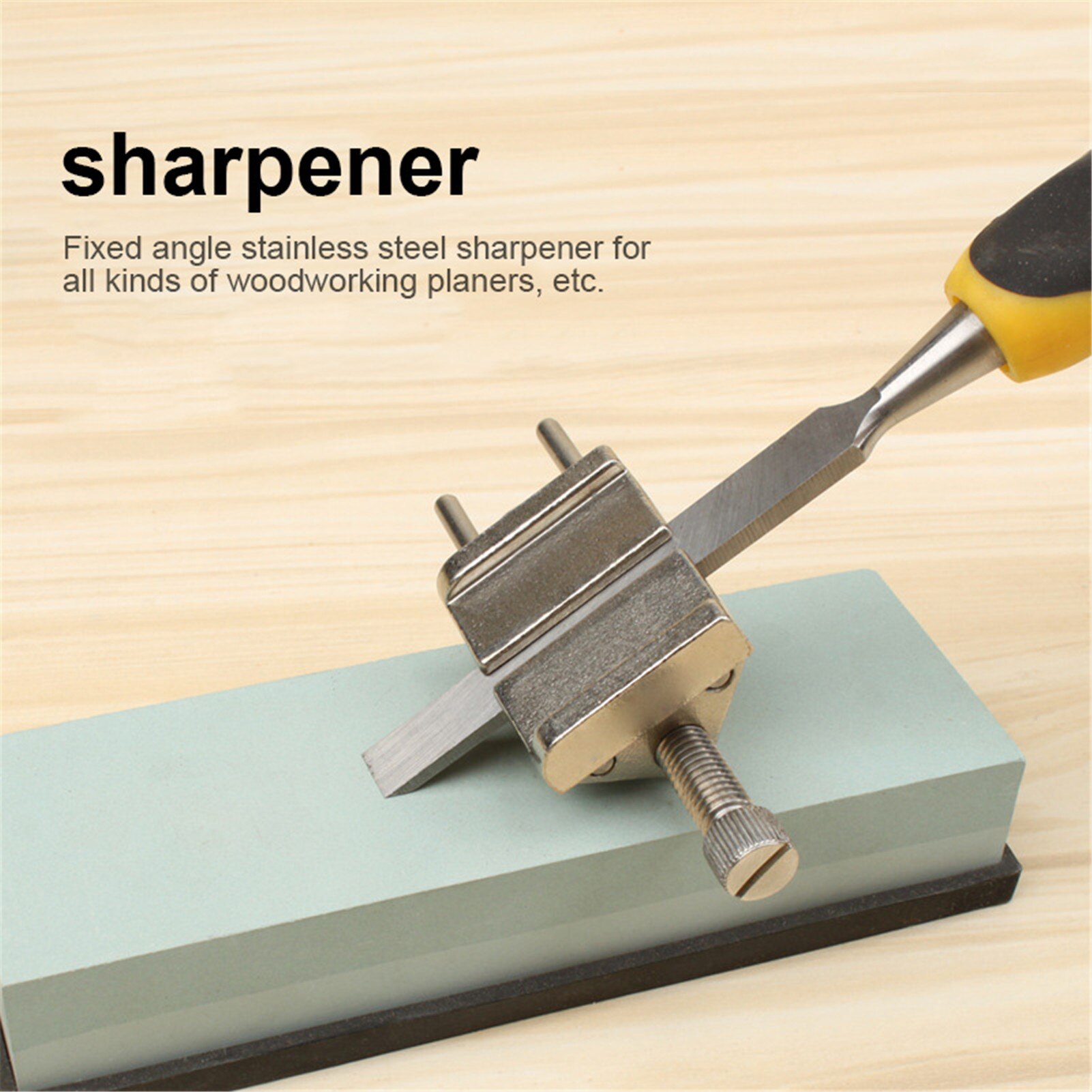 Stainless Steel Honing Guide Jig For Chisel Plane Blade Engraver Iron Edge Bevel Angle Sharpener Abrasive Tool For Woodworking