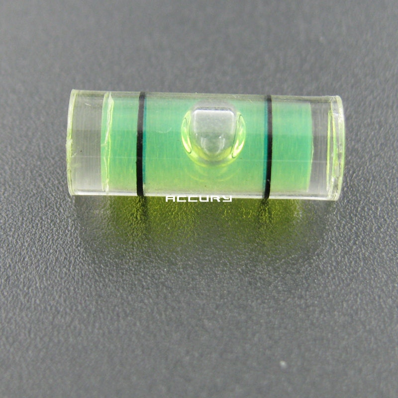 20pcs 6*15mm Acrylic tubular levels mini spirit level Liquid level Indicator for Hanging horizontal ruler