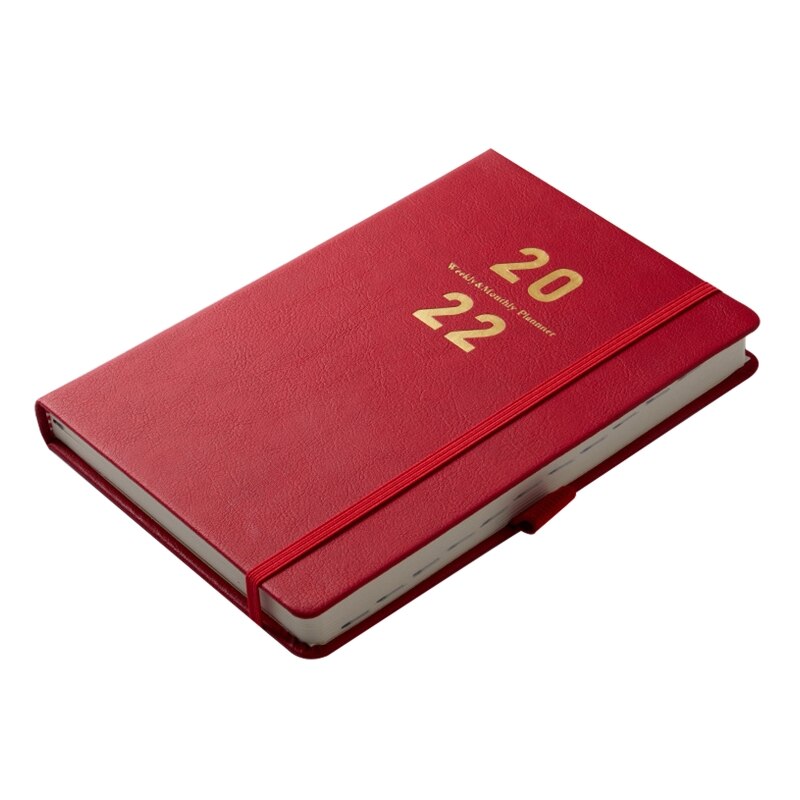 Daily Weekly English Planner Notebook for Project Management Personal Scheduel 1XCE: Red