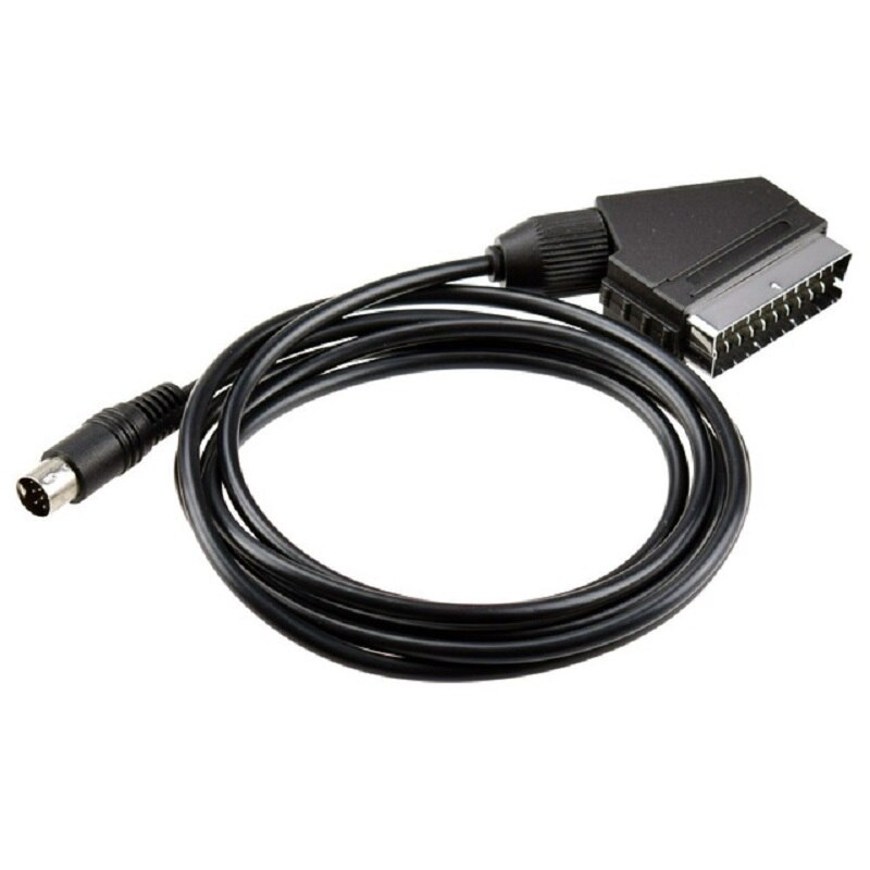 Cable de 6 pies para Sega Mega Drive 2 II MD2 MDII RGB 1,8 MTR, Cable AV Lead A/V (compatible con consola PAL)