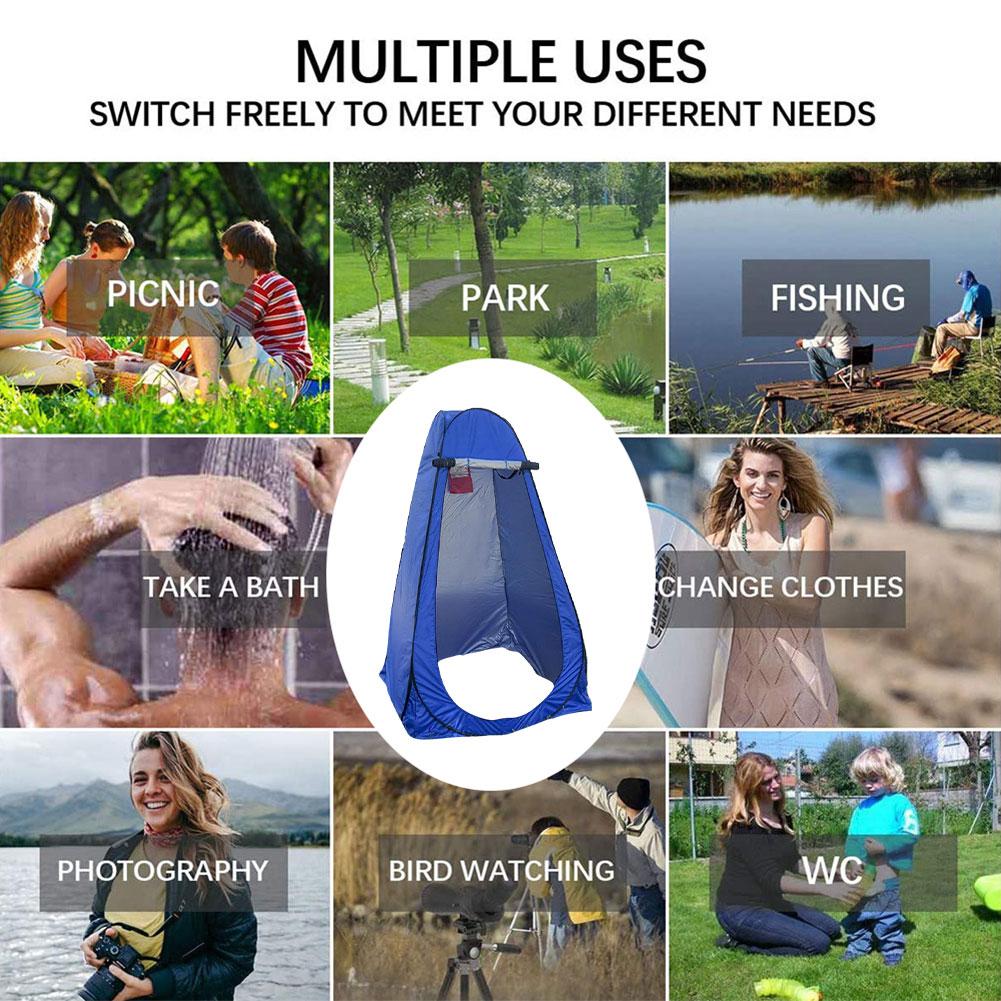 Portable Shower Tent Pop Up Pod Privacy Changing Room Easy Set Up Camp Toilet Dressing Room For Outdoor Camping Beach
