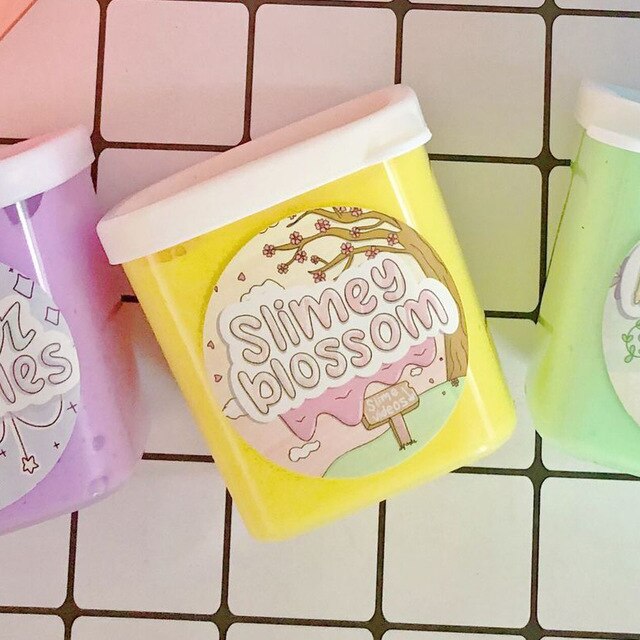 Pegamento de espuma grande para limo esponjoso, adornos de mantequilla, nube, plastilina de aire ligera, juguetes, aditivos de arcilla polimérica para Kit Lizune: Yellow