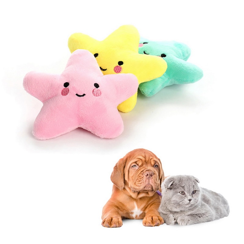 Étoile de mer vocale jouets pour animaux de compagnie en peluche jouet pour chiot dents pour animaux de compagnie nettoyage chien chat jouets