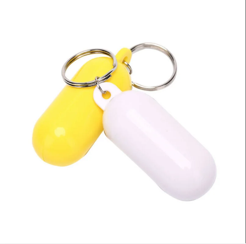 1/2PCS Plastic PS+Metal Floating Key Ring Kayak Keychain Buoyant Keyring Marine Sailing Float Keys Buckle Rowing Boats Tools