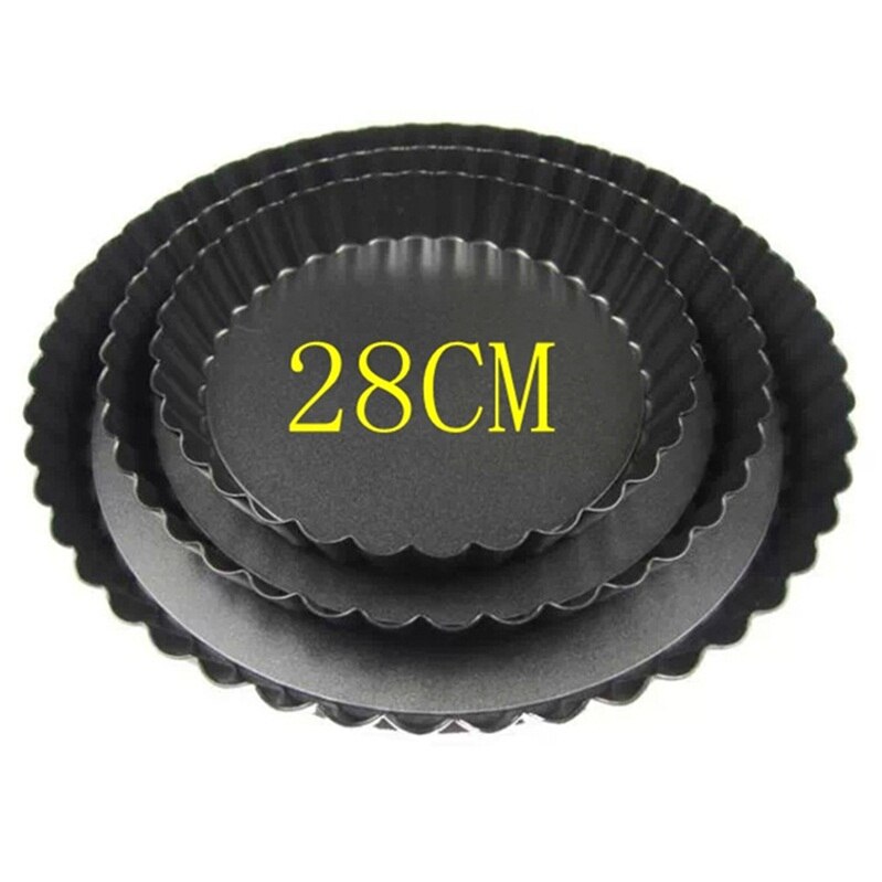 1PCS Non Stick Pie Cake Tart Removable Bottom Baking Pastry Mold Pan