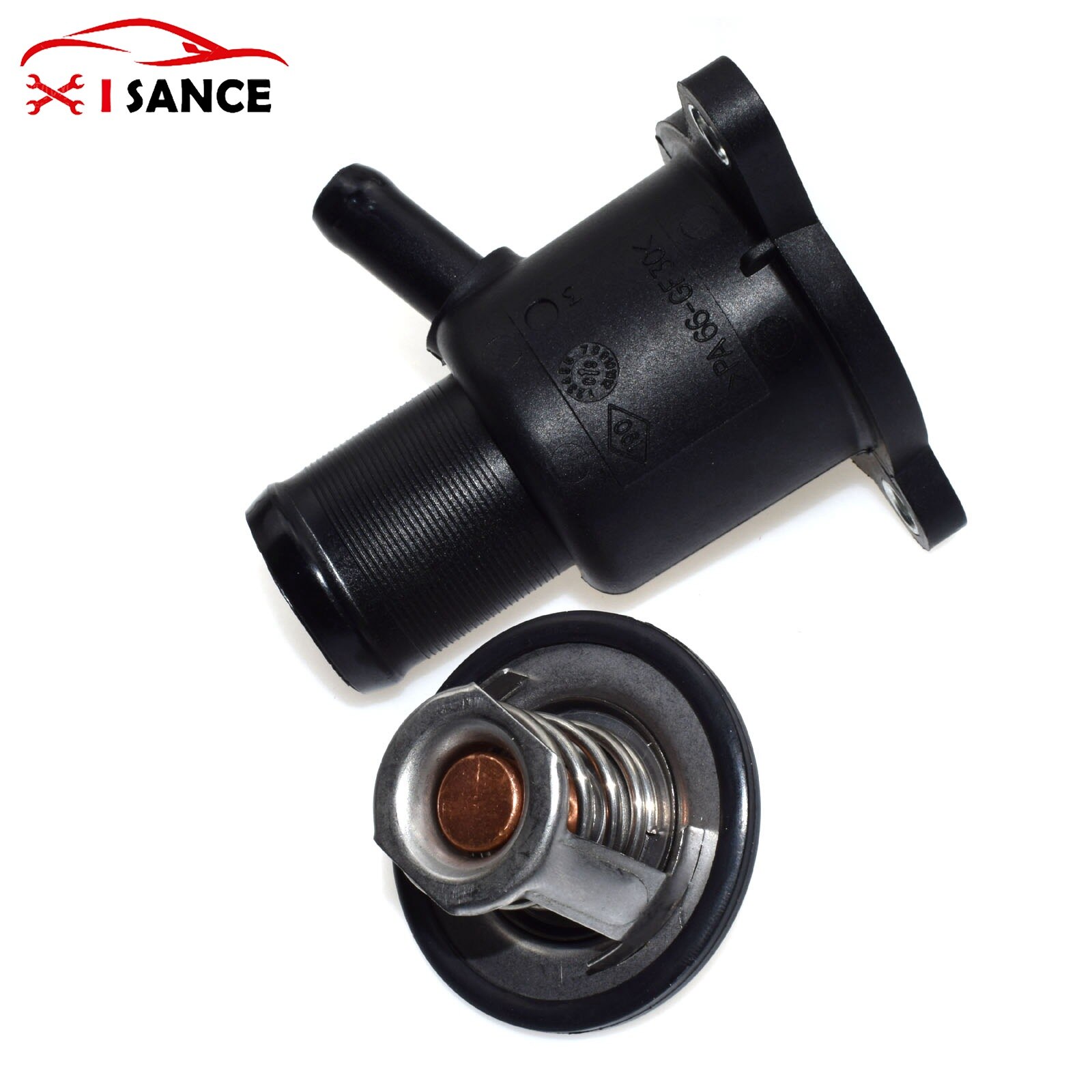 Termostat och hus 8200772985,7700103300 för renault megane clio kangoo laguna scenic 1.4 1.6 16v