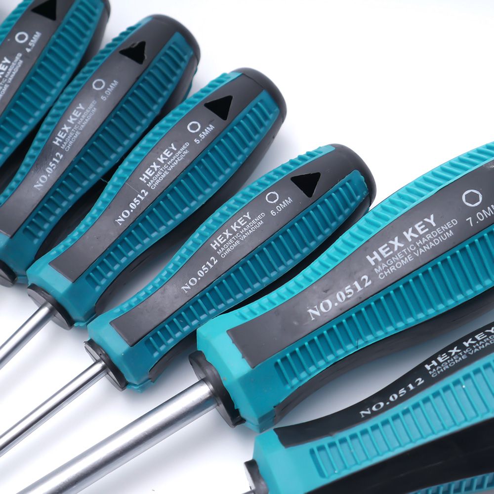 Destornillador de llave de tubo de Metal, herramienta de mano de 3mm-8mm, tuerca hexagonal, destornillador,