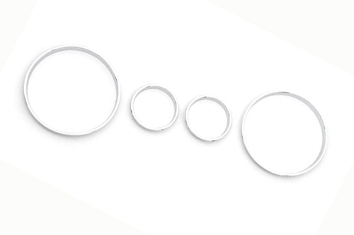 Chrome Styling Dashboard Gauge Ring Set Voor Bmw E38 E39 E53