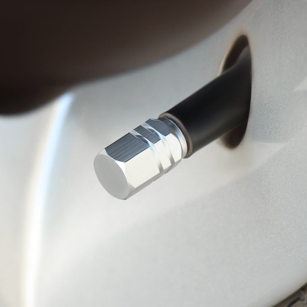 Tapones de válvula de vástago para llantas de coche a prueba de robo para Volkswagen CC GOLF 7 Golf 6 MK6 Polo GTI VW Tiguan