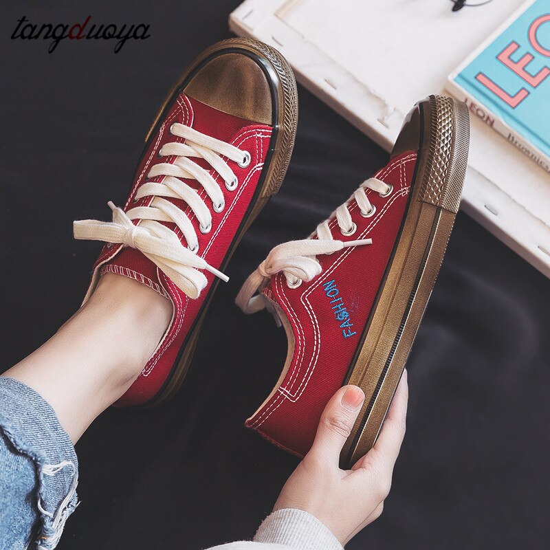 Dames canvas schoenen veterschoenen dames gevulkaniseerde schoenen dames casual schoenen vuile sneakers tennisschoenen dames