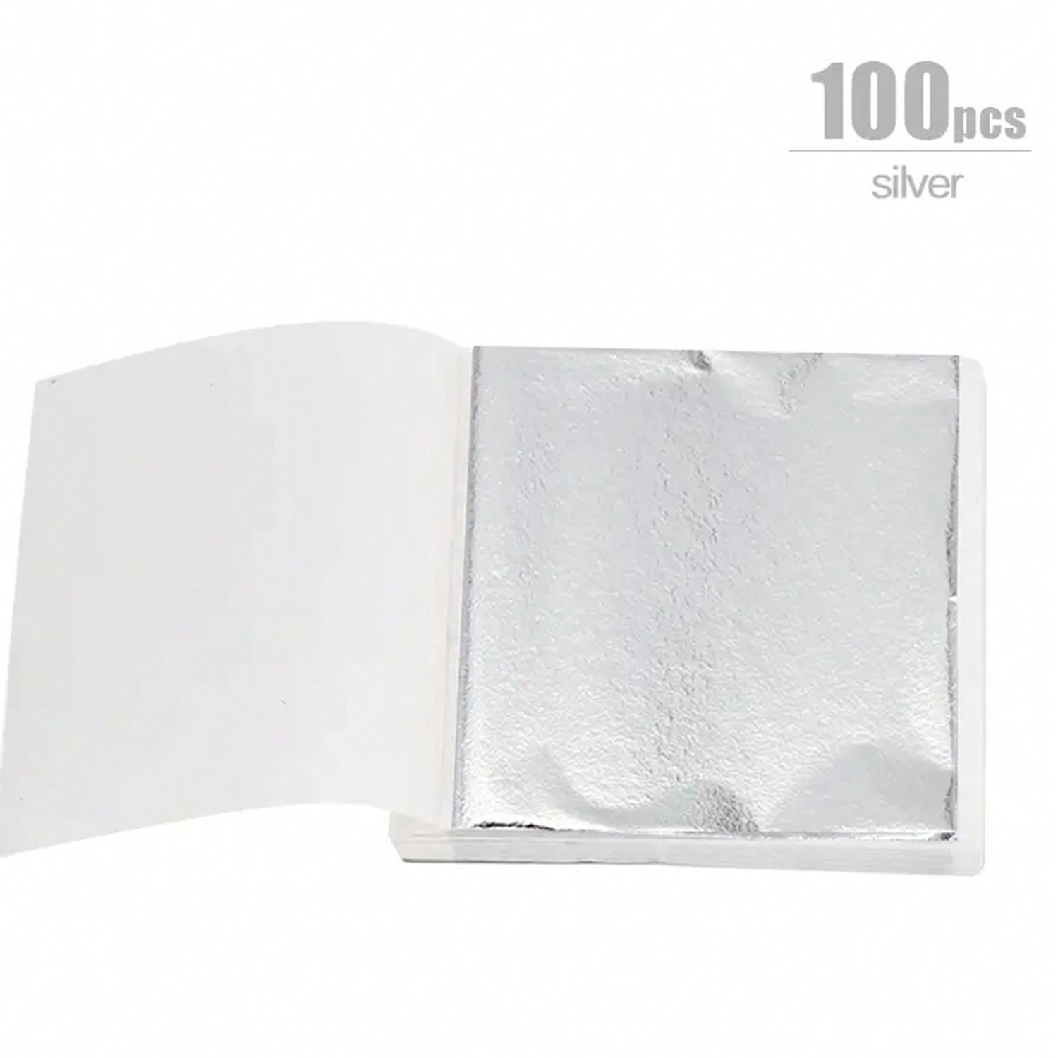 100 Stück DIY Nagel Blattgold Blätter Malerei Blattgold Papier Kunst Bastelpapier Geburtstagsfeier Hochzeitstorte Dessert Dekorationen: Armee Grün