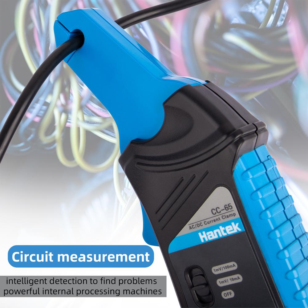 Hantek NEWEST CC65 ac/dc current clamp meter current clamp for 20KHz handheld oscilloscope multimeter with BNC Connector