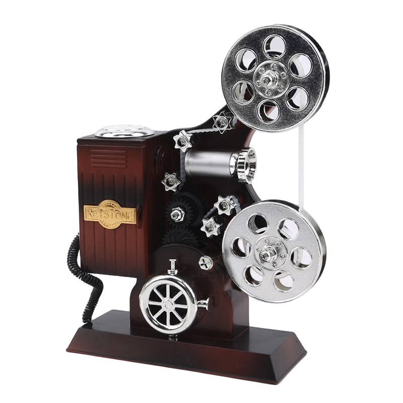 Caixa de música criativa clássico modelo de máquina de escrever caixas musicais detritos caixa de armazenamento aniversário presente casamento brinquedo decoração para casa