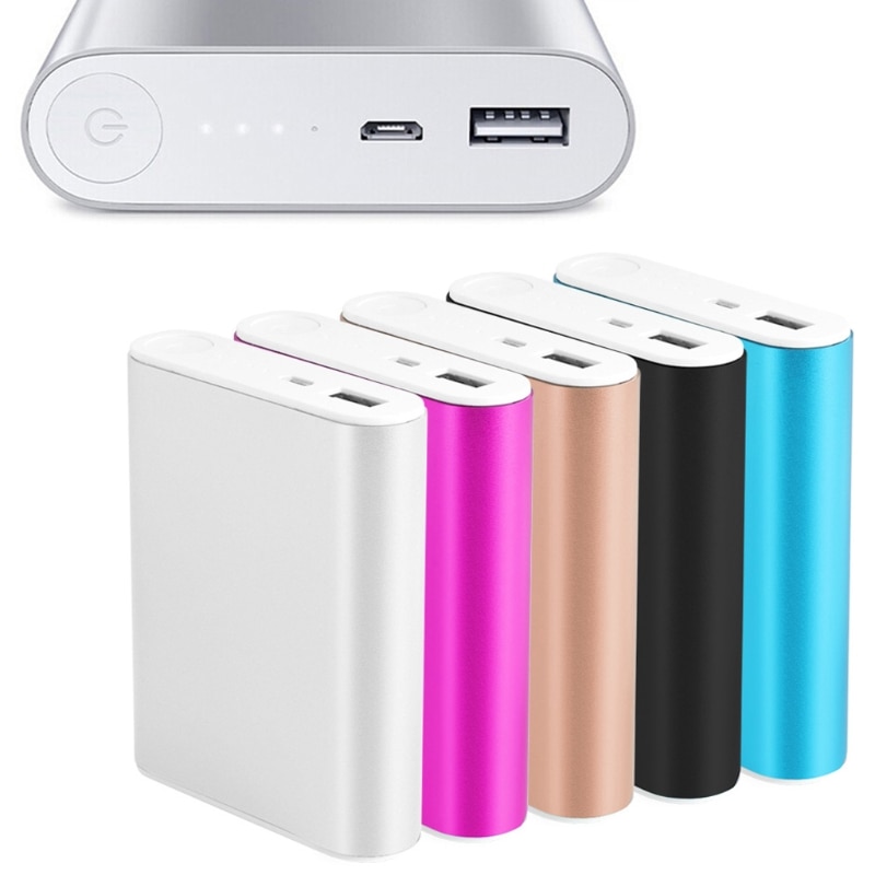 5v 1a usb 4x 18650 powerbank case kit batterijlader diy doos voor smartphone wxtb