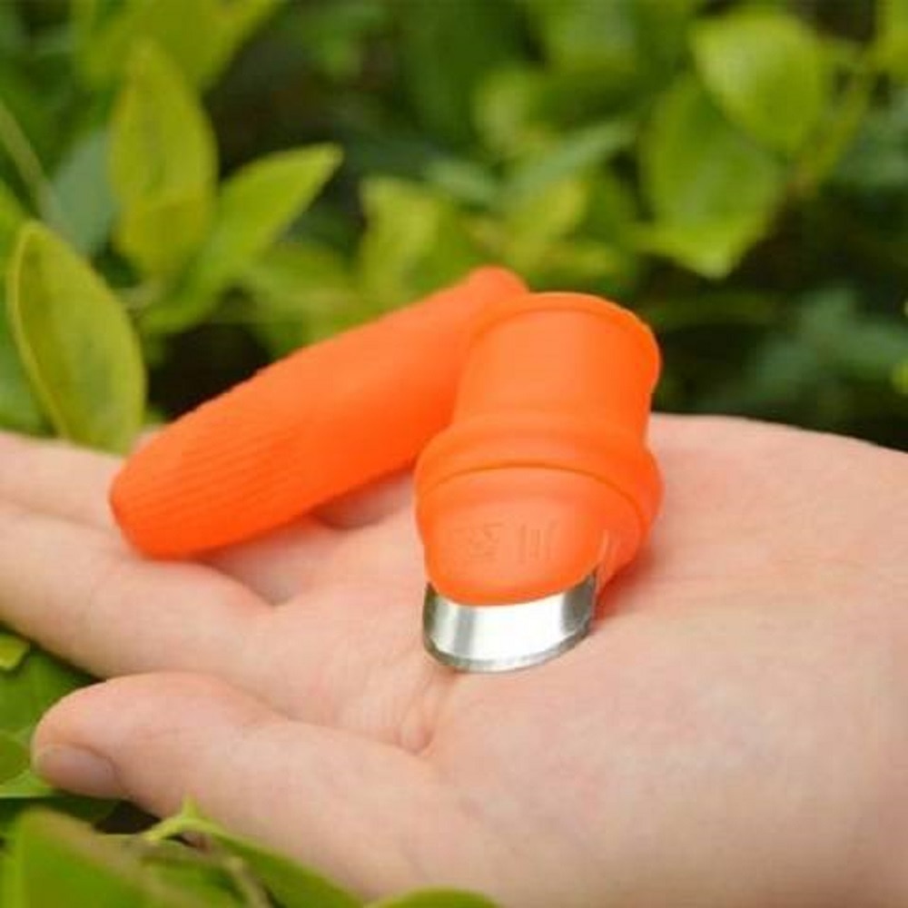 1 Set Van Siliconen Duim Mes Vinger Protector Voor Snijden Groenten Vruchten En Planten Kit Tuin Keuken Handschoen Accessoires
