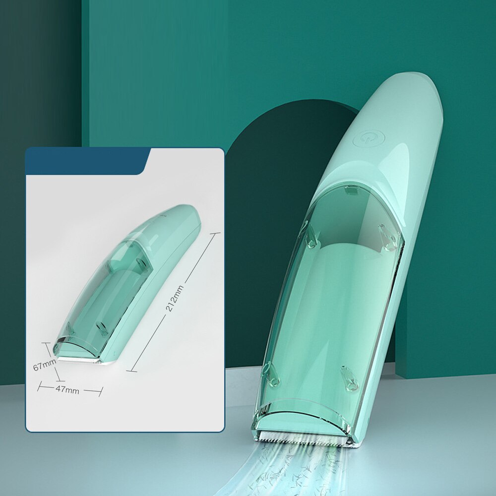 Children Electric Baby Hair Clipper Quiet Hair Trimmer Automatic Suction IPX7 Waterproof Cordless Haircut Kit with Haircut Cape