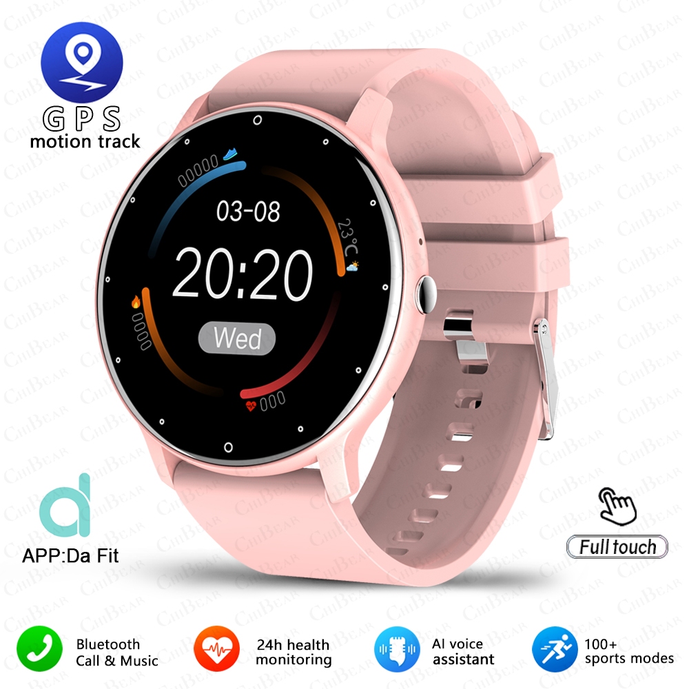 ZL02 Orologio intelligente da uomo Full Touch Screen Sport Fitness Tracker IP68 Impermeabile Chiamata Bluetooth Smartwatch per Xiaomi Uomo Donna 2025: Black