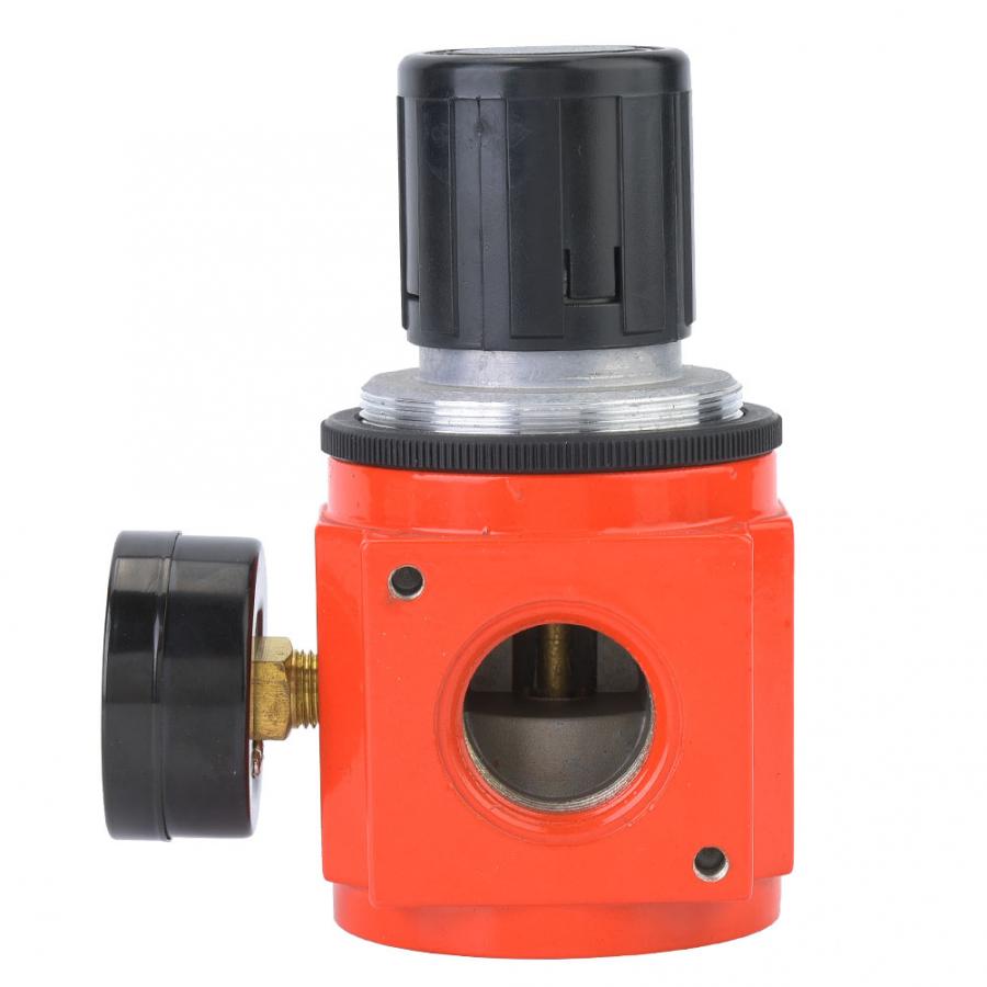 0.05-0.85MPa G1" Port Air Source Gas Pressure Regulator Reducing Valve With Gauge Pneumatic Pressure Regulating Valve