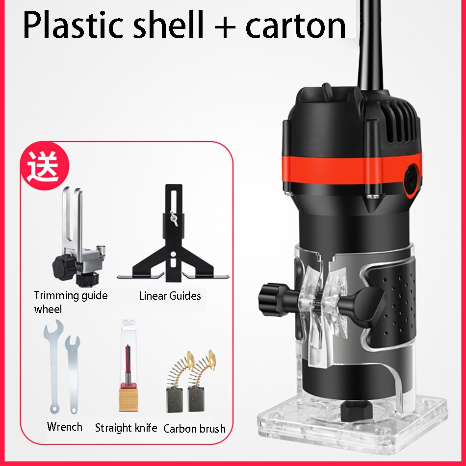 220V1000W wood electric trimming machine electric manual trimming machine joinery tools: TypeA-1