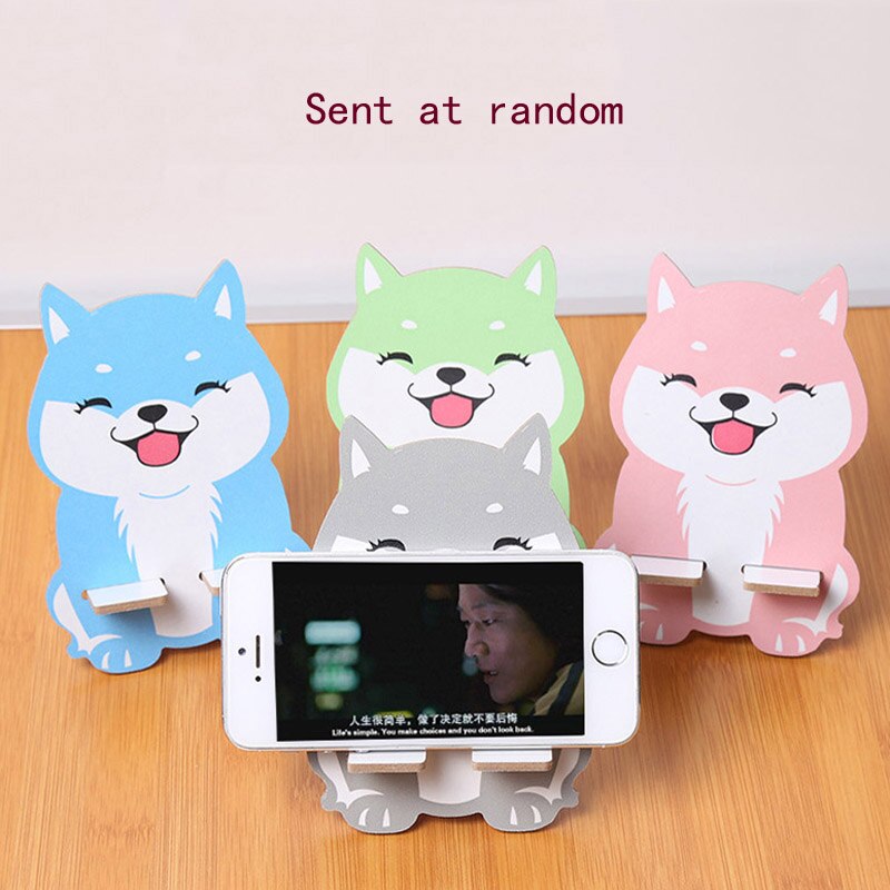 Universal mobile phone holder desktop stand universal desktop tablet mobile phone holder shockproof wooden mobile phone holder