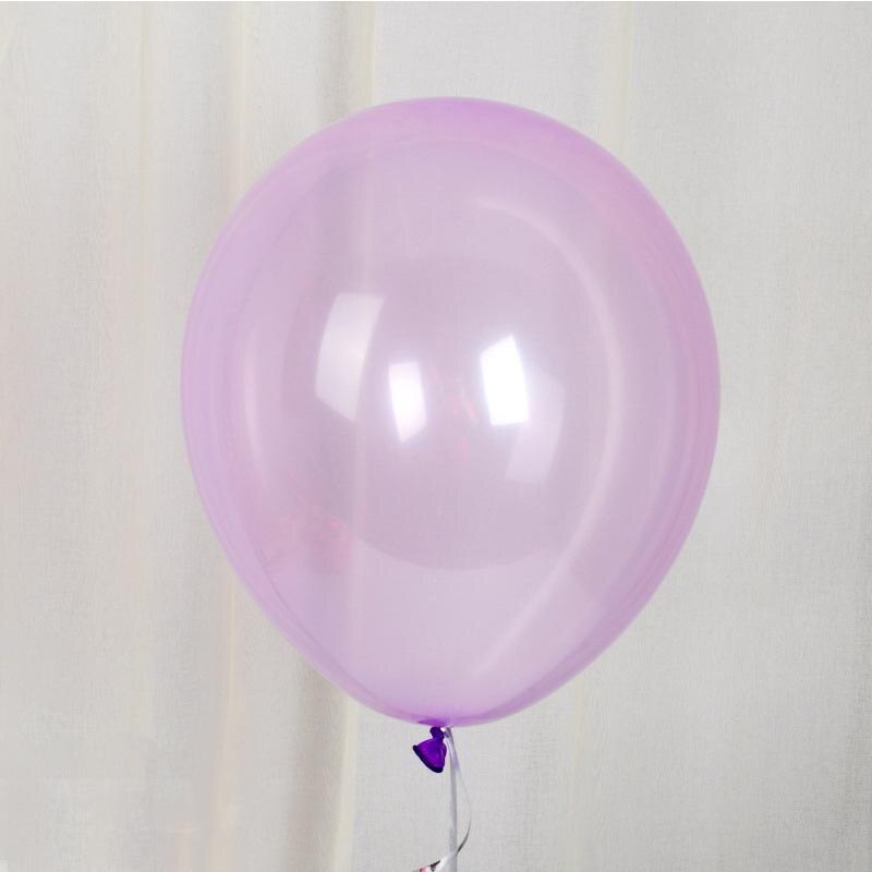 30pcs 12inch Crystal Neon Latex Balloon Pastel Round Bubble Balloon Birthday Unicorn Party Baby Shower Wedding Decorations: purple