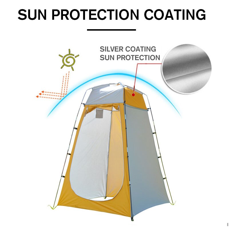Portable Privacy Shower Toilet Camping Open Up Tent Camouflage Anti UV function Outdoor Dressing Tent Photography Tent