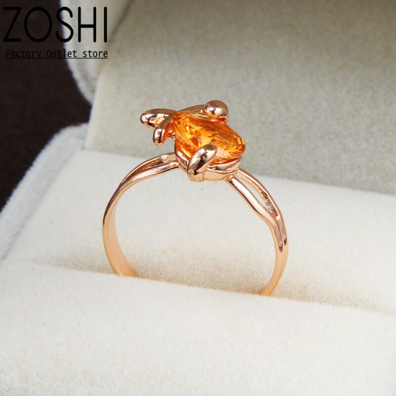 Neue Champagner Gold Farbe Kristall Kirsche Schmuck setzt Für Frauen Hochzeit Party Einstellbare Ring Schlüsselbein Kette Zweig Ohrringe