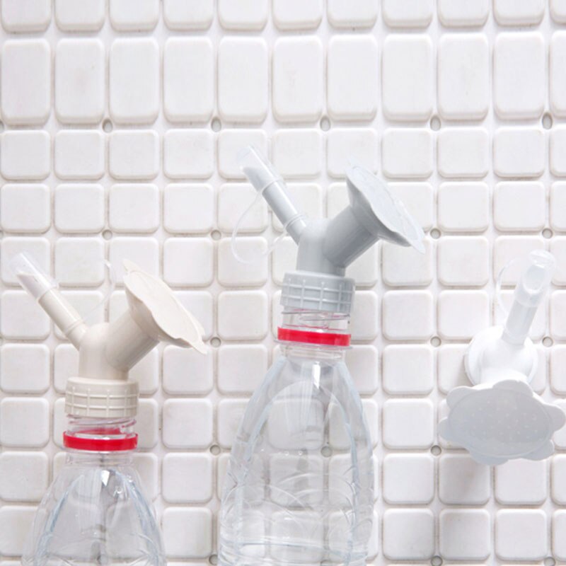 2 in 1 kunststof sproeikop voor bloemenwatergevers, flesgieters, sproeier voor water voor blikken, tuin