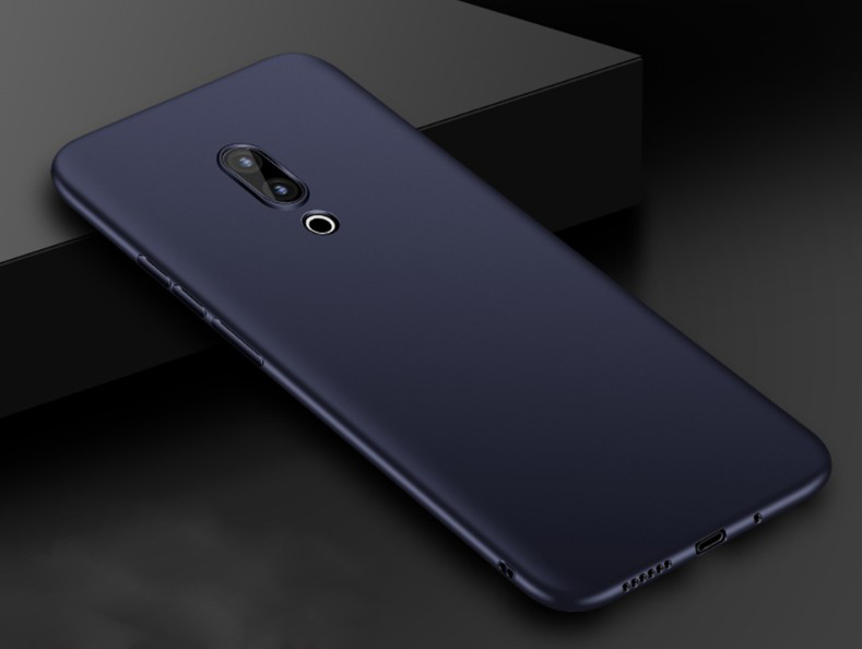 Voor Meizu M8 Case Ultra Dunne Zachte TPU Matte Anti-vingerafdruk Beschermhoes Voor Meizu M8 Lite: For Meizu M8 Lite / Blue