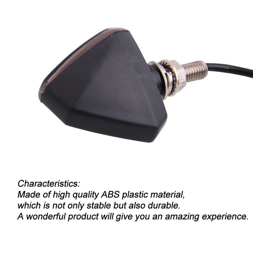 2pcs Turn Signal Light Indicator Motorcycle Bike Amber LED Replacement