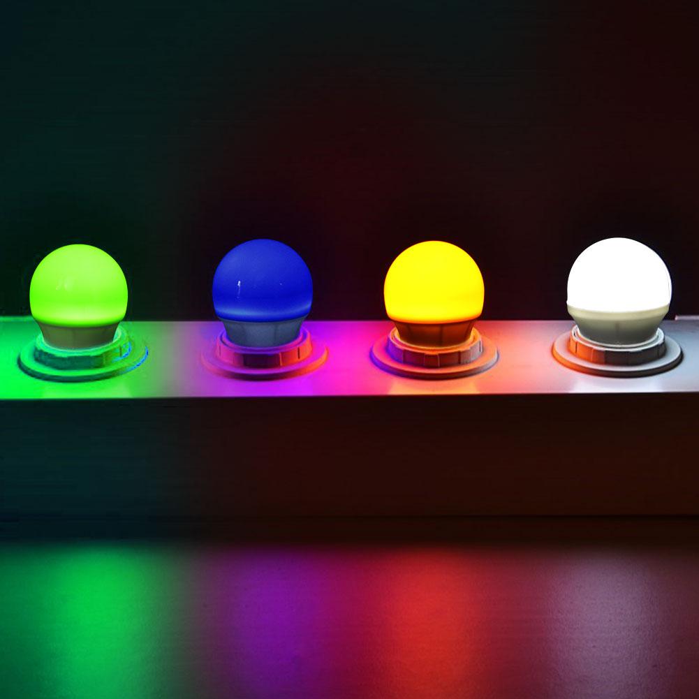 Green AC165-220V Color LED Bulb 0.5W LED Small Bubble for KTV Bars Rooms Entertainment Party Events Birthday Parties