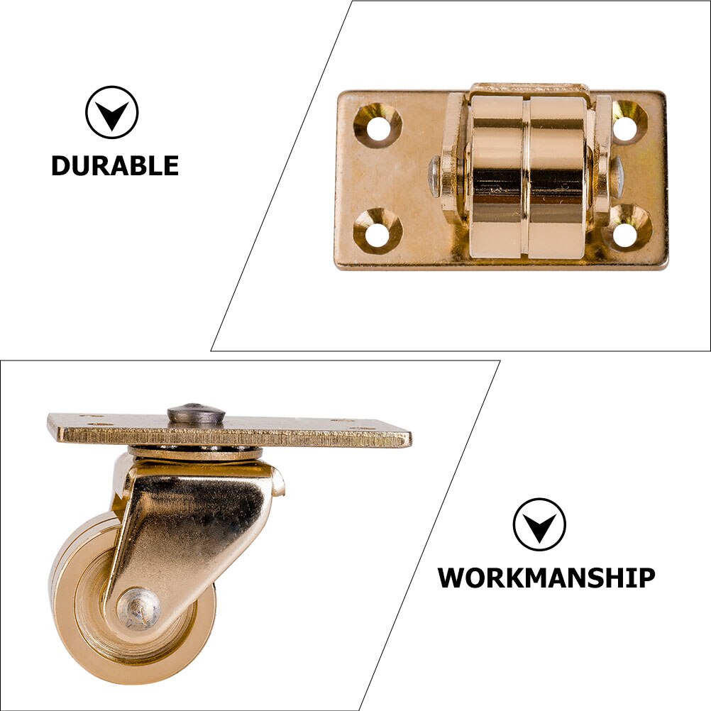 2pcs Practical Piano Parts Upright Piano Casters Sturdy Piano Accessories