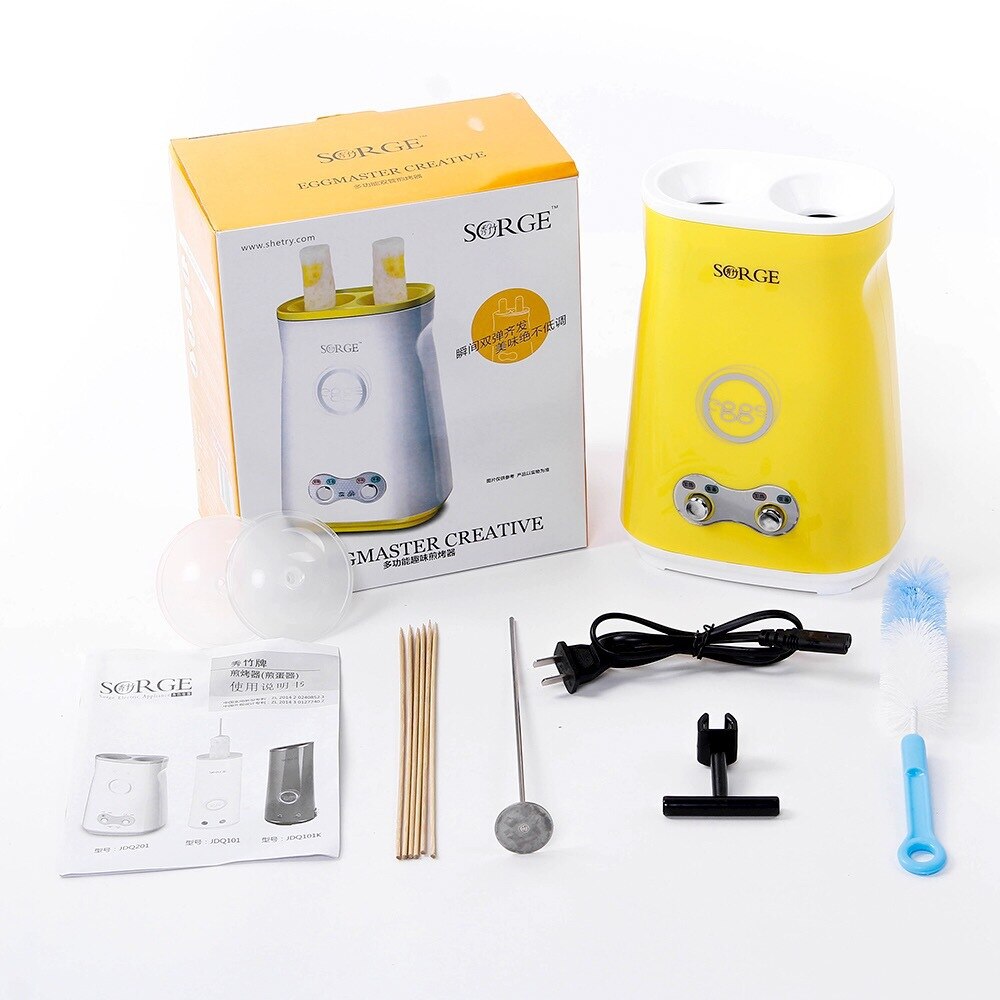 220v elektriske automatiske omeletter dobbel eggemaskin dobbel bryter kok kok egg egg pølse maskin komfyr frokost maker