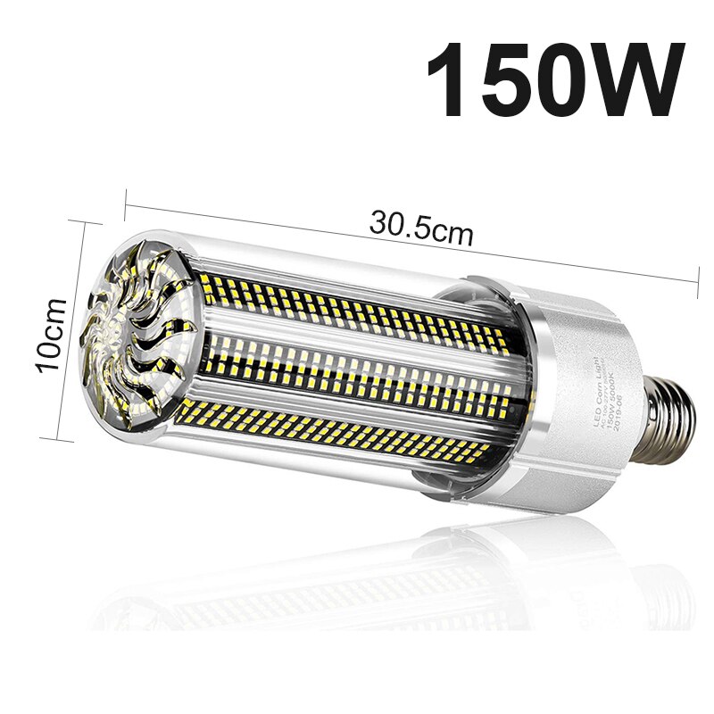 Super Bright LED E27 Corn Bulb 25W-200W LED Lamp 110V 220V LED Bulb E39 E40 Big Power For Outdoor Playground Warehouse Lighting