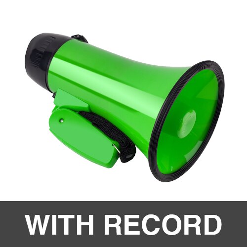 20W Handheld Megaphone Loud Speaker Amplifier Bullhorn Microphone Loudspeaker Record Play for Guider Teacher Party Presenter: Default Title