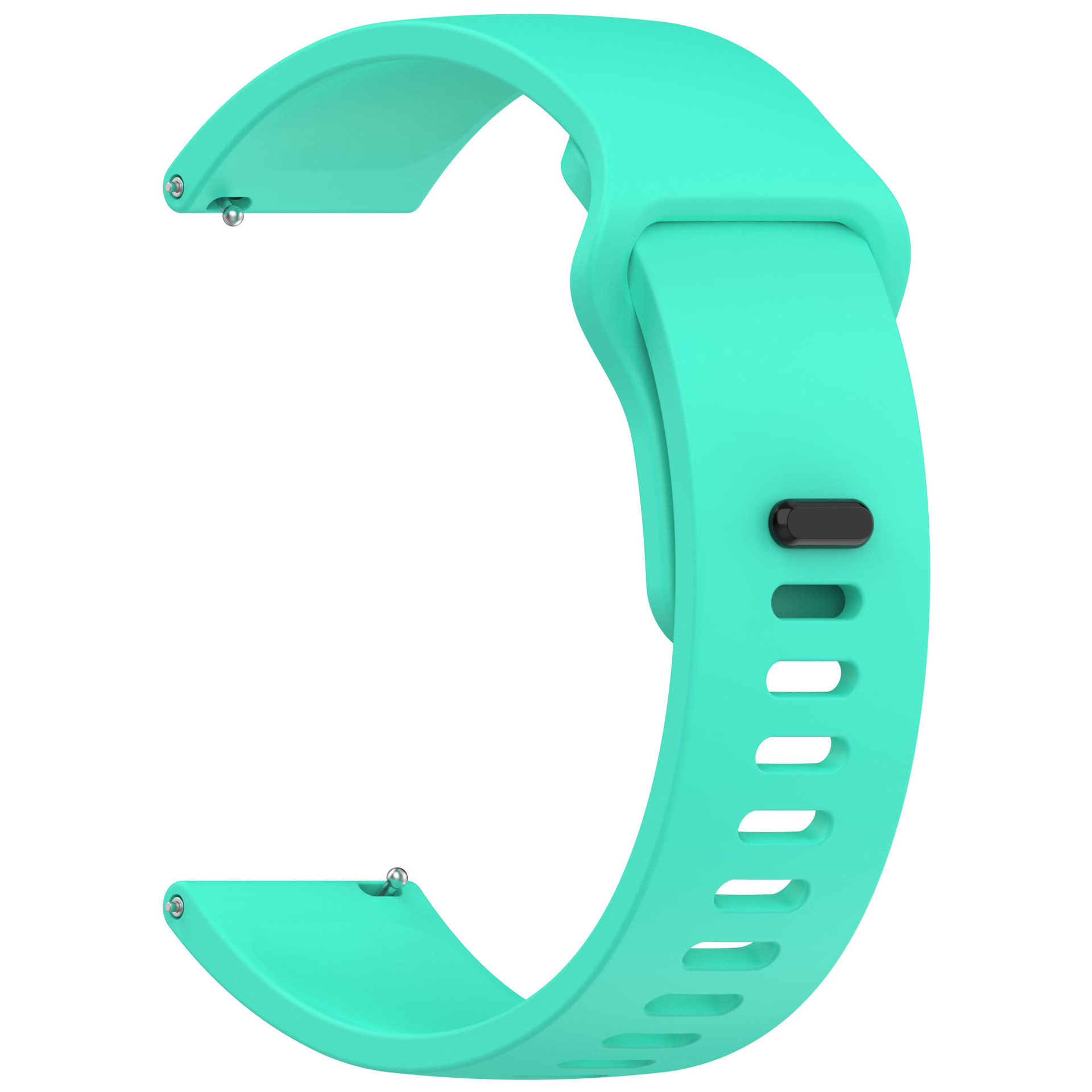 20mm 22mm silikonebånd til xiaomi watch  s4/s3/s2/s1 pro rem til huawei ur/garmin armbånd vandtæt armbånd til amazfit: Sort / 20mm