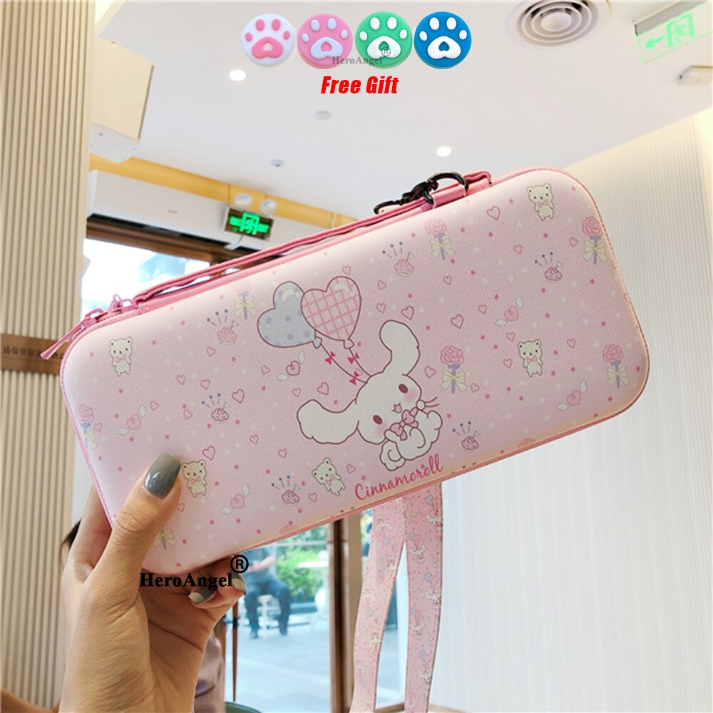 New Arrival śliczne torby do przechowywania owoców na przełącznik Nintendo Kawaii Travel Carry etui ochronne konsola do gier Shell ze smyczą: 02