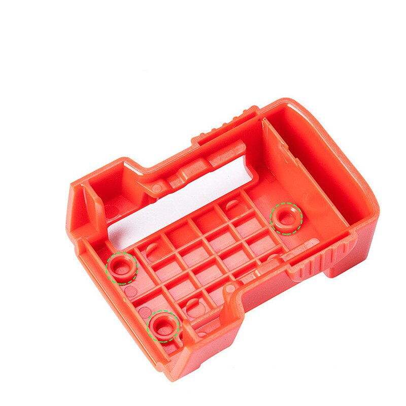 2 stk batteriholder til milwaukee batterifeste dockholder passer til  m18 48-11-1850 18v montere holder deksel dockklips rød svart