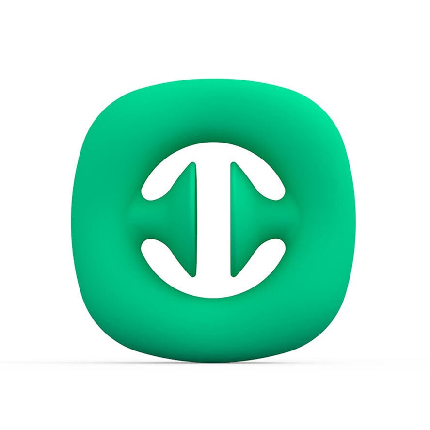 Anti Stress Fidget Toy Finger Hand Grip Simple Dimple Stress Reliever Adult Child Brinquedos Toys Decompression: Green