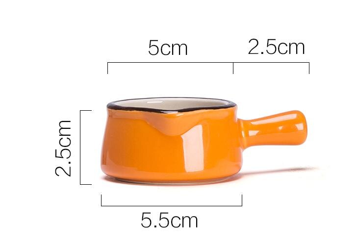 Jarra cerámica para leche japonesa, jarra de condimentos, suministros de cocina casera, vajilla, utensilios de condimentos: G