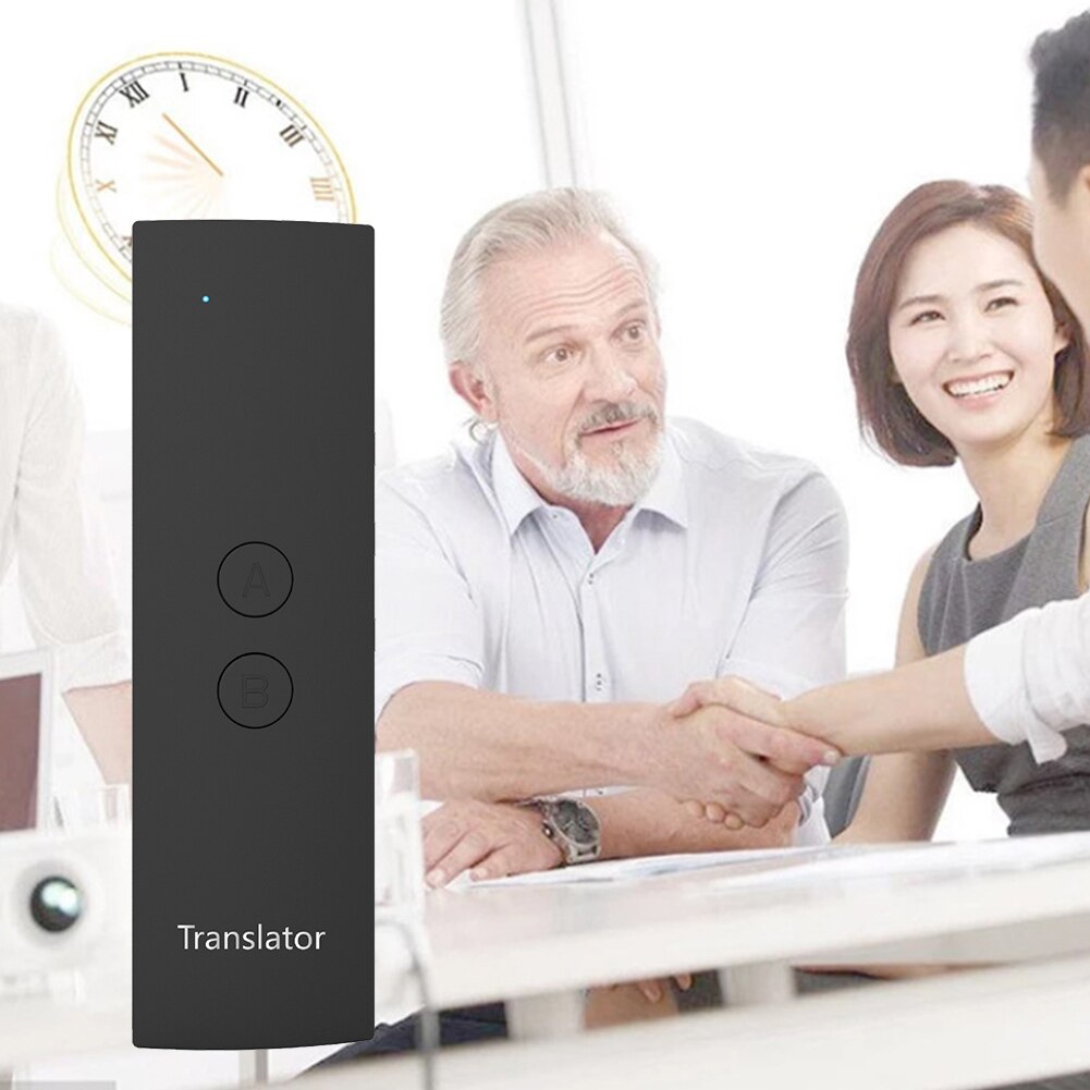 Handheld Meeting Voice Vertaler Reizen Snelle Real Time Nauwkeurige Draadloze Multi-Taal Leren Bluetooth Portable Business