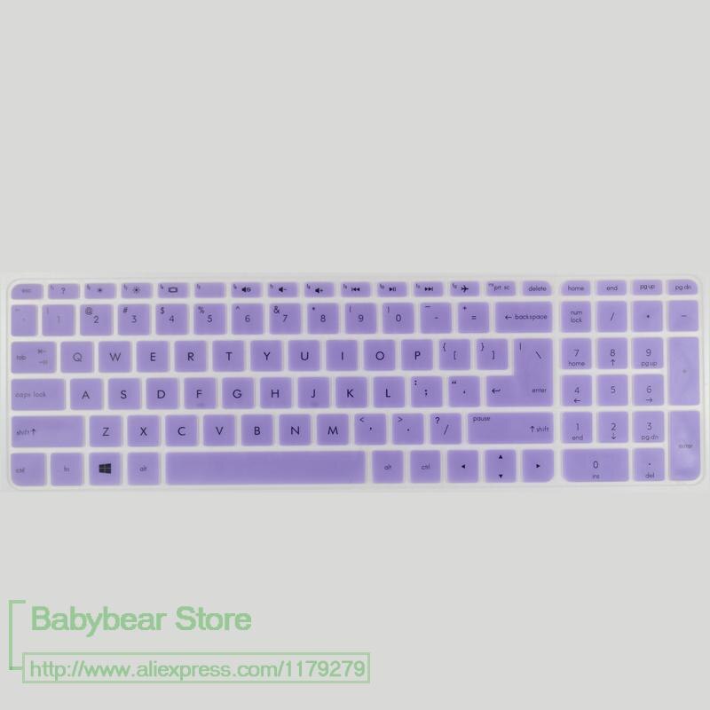 17.3 polegada de Silicone teclado do laptop tampa da pele Para HP Pavilion 17 17-ab419ur 17-ab403nf 17-ab406nq 17-ab422ur 17-ab455nd ab497nd: purple