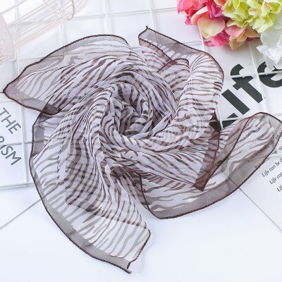 50*50Cm Lente-Zomer Vrouwen Zijden Sjaal Vierkante Dame Wrap Kleine Kantoor Neck Head Sjaal Haar sjaal Foulard Skinny Sjaals: TS-4