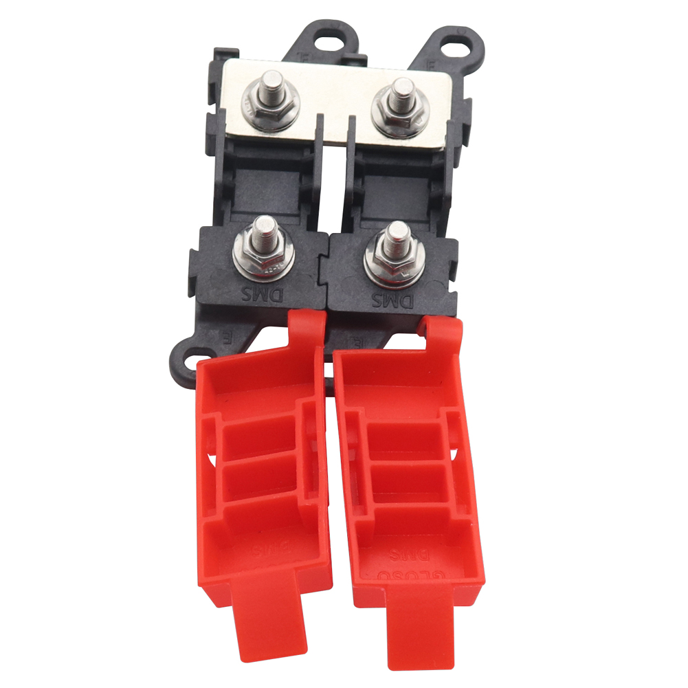 Porte-fusible fixe à boulon de voiture à 2 voies, haute Performance, Modification du Circuit RV, Type boulon de fourche, boîte à fusibles boulonnées pour camion RV