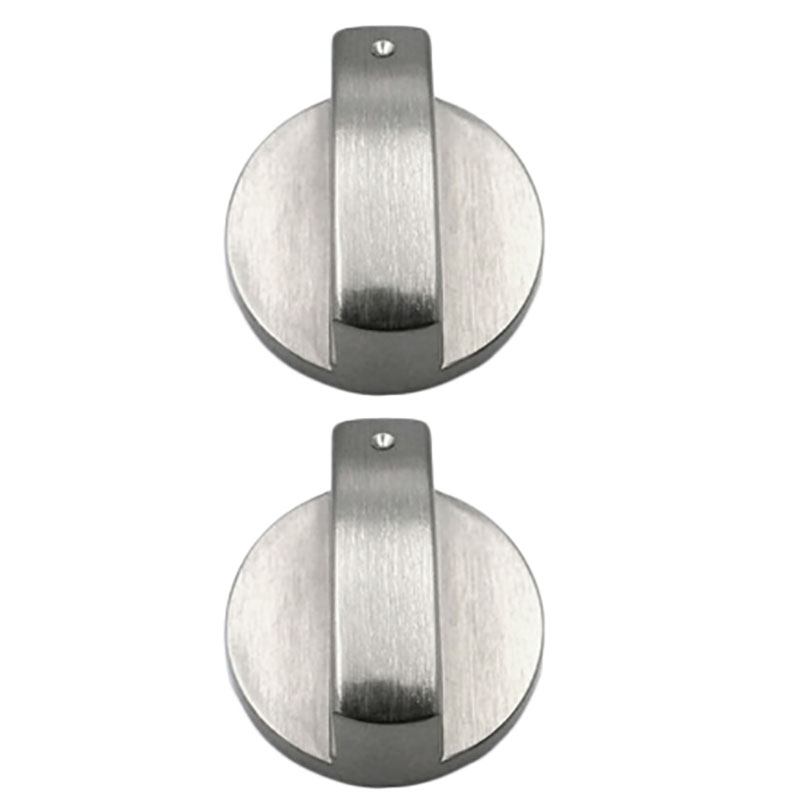Metal Silver Gas Stove Cooker Knobs Adaptors Oven Switch Cooking Surface Control Locks Cookware Parts