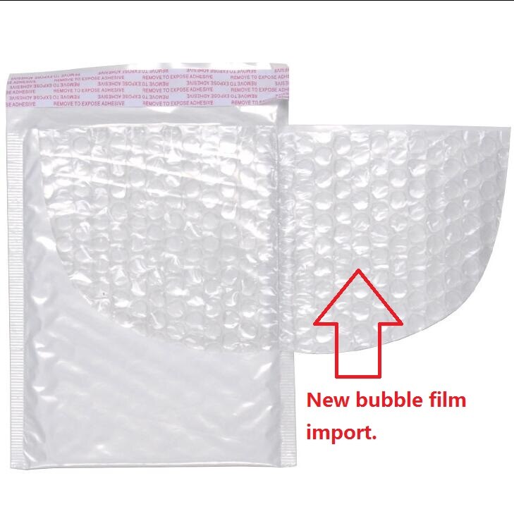 10pcs/lots Blank White Bubble Envelope Pearl Film clear Envelope Courier Bags Waterproof White Mailing Bag Packaging